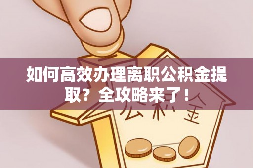 曾都如何高效办理离职公积金提取？全攻略来了！