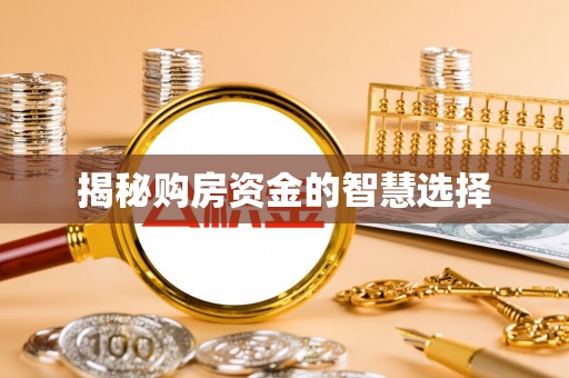 曾都揭秘购房资金的智慧选择
