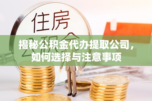 曾都揭秘公积金代办提取公司，如何选择与注意事项