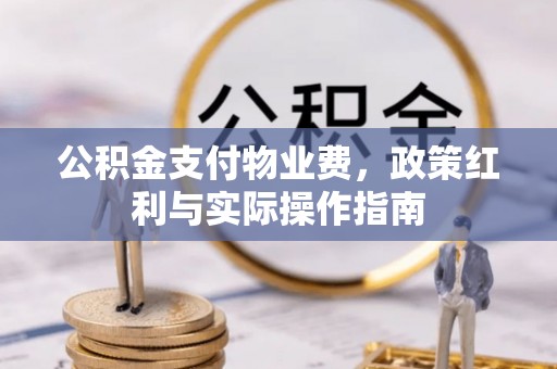 曾都公积金支付物业费，政策红利与实际操作指南