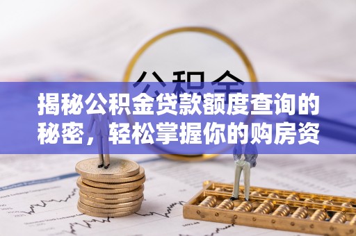 曾都揭秘公积金贷款额度查询的秘密，轻松掌握你的购房资金
