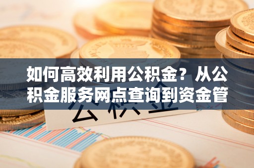 曾都如何高效利用公积金？从公积金服务网点查询到资金管理全攻略