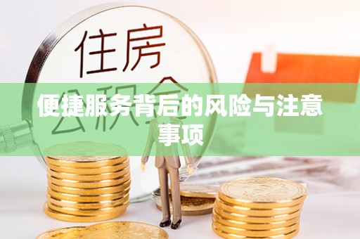 曾都便捷服务背后的风险与注意事项